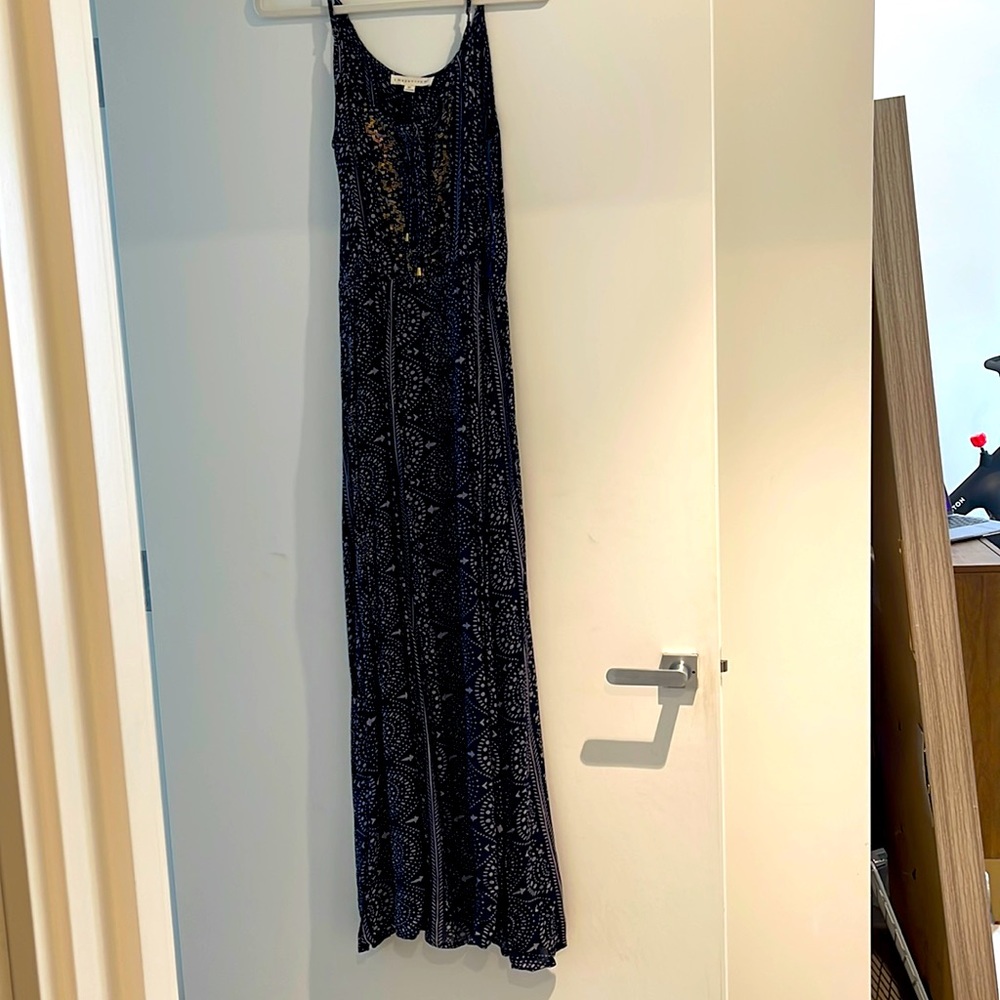 Tank maxi dress with sequin detail